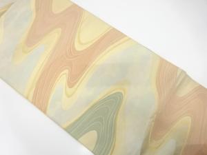 アンティーク　流水模様織り出し袋帯（材料）